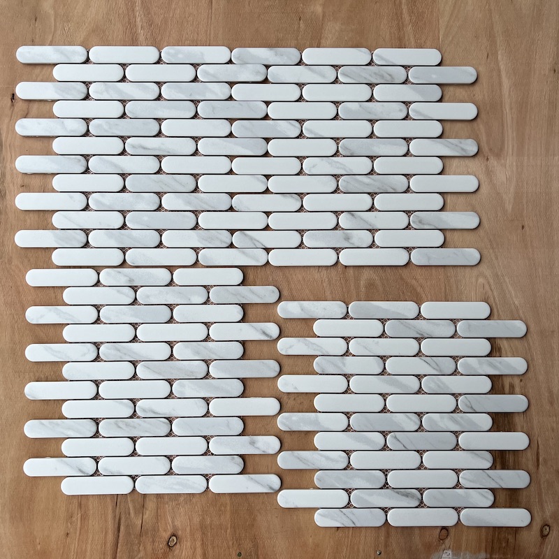 Gạch  Mosaic que đũa đầu tròn DT 1003