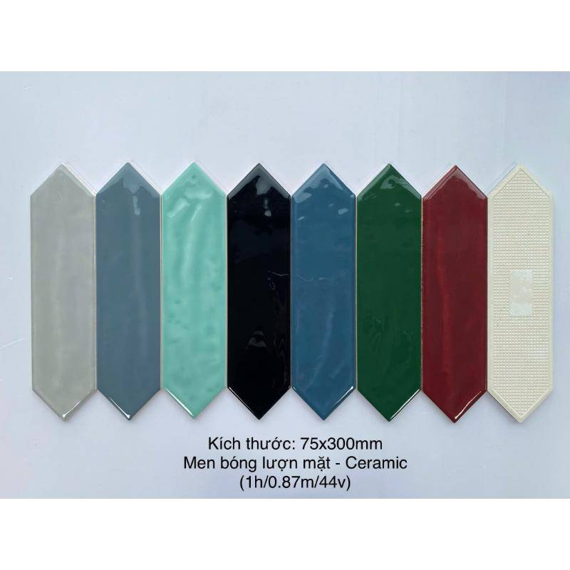 Gạch thẻ mũi tên KT 75x300 mã  M75306J-1