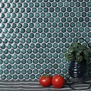 Gạch Mosaic Bi Tròn Màu Xanh 28EB-D77