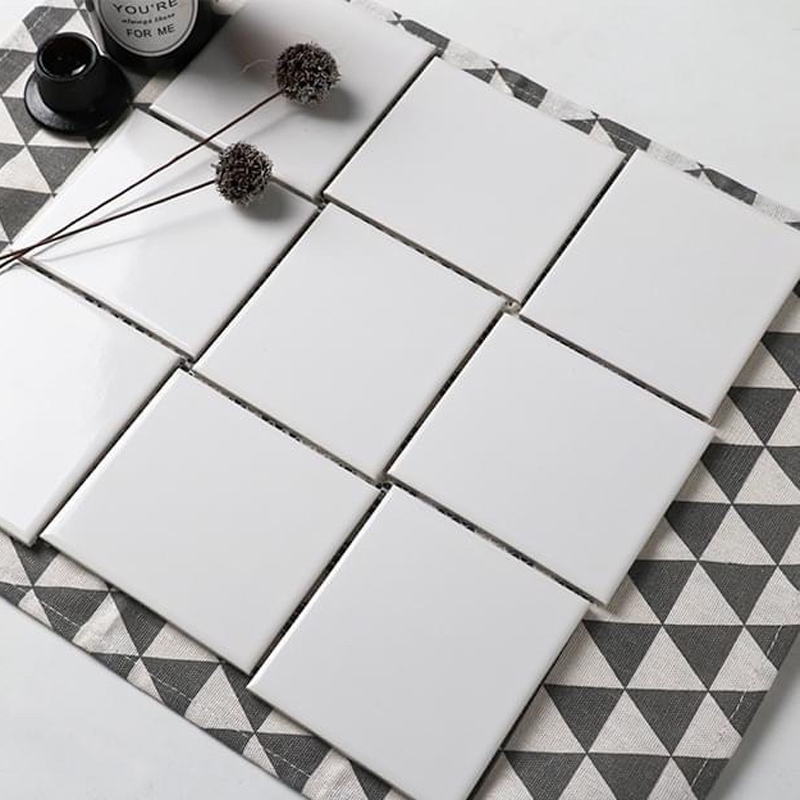 Gạch Mosaic Gốm Sứ Trắng MHT 99