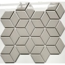 Gạch Mosaic Lục Giác Xám Bóng 51508