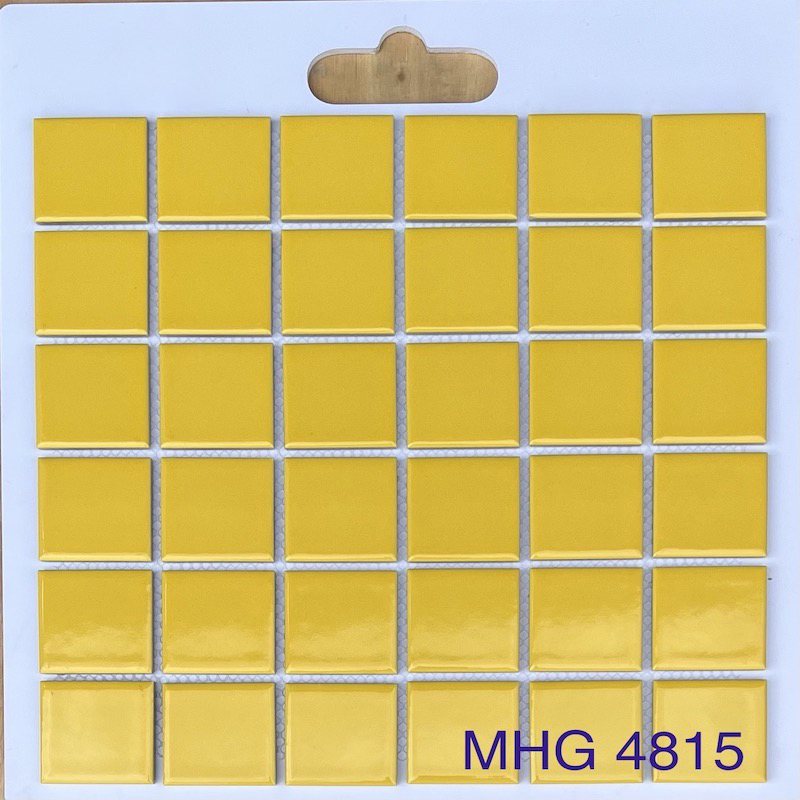 Gạch Mosaic gốm vàng 48x48mm MHG 4815