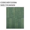 Gạch thẻ porcelain 75x300mm mã MD7535S06