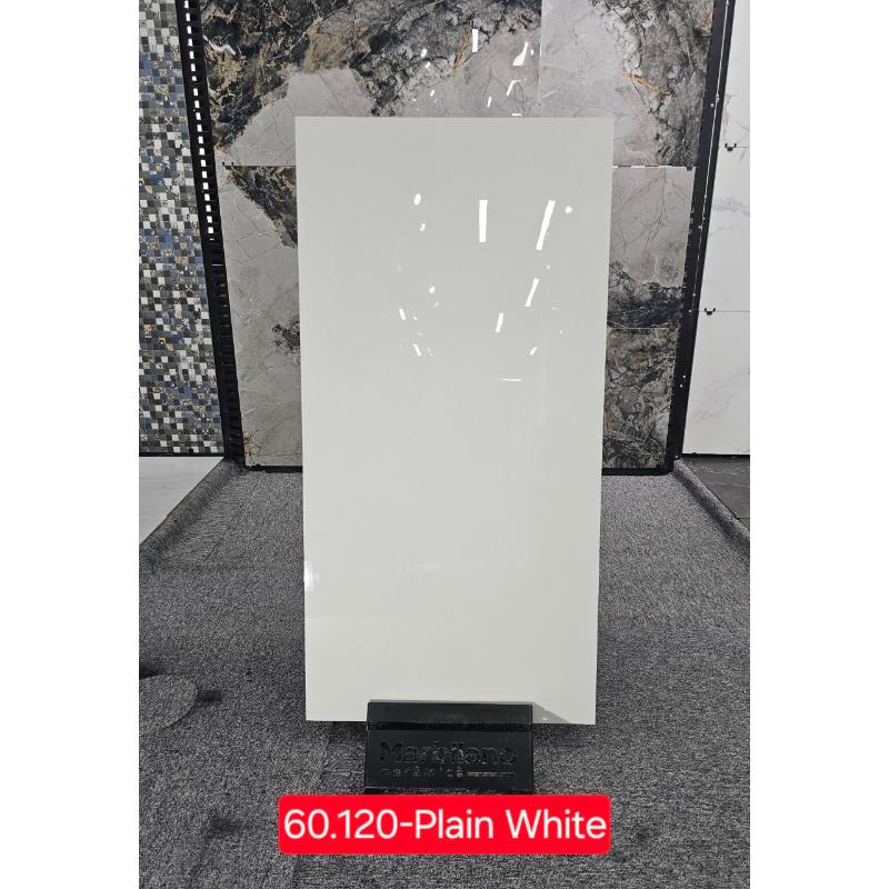 Gạch Ấn Độ KT 600x1200mm Plain White