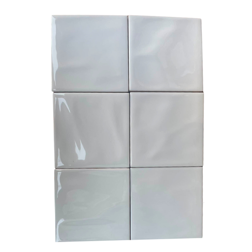 [WH0404P] Gạch thẻ 100x100 bóng lượn mặt màu trắng