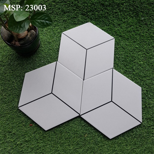 [NGB_23003_MDC] Gạch bông lục giác 200x230x115mm NGB_23003_MDC