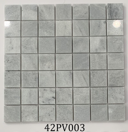 [42PV003] Gạch mosaic đá tự nhiên xám 42PV003 chíp 48x48