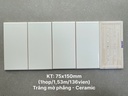 Gạch thẻ trắng mờ phẳng KT 75x150mm PSTA75156
