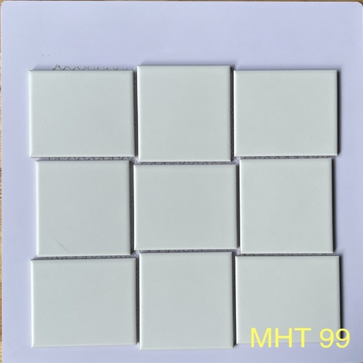 [MHT 99] Gạch Mosaic Gốm Sứ Trắng MHT 99