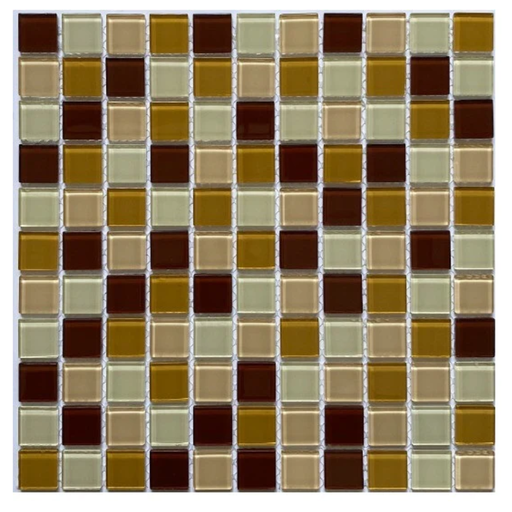 [MH 2566] Gạch Mosaic thủy tinh 25x25mm MH 2566