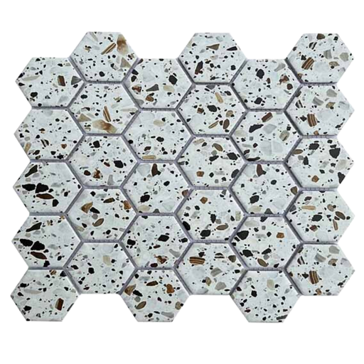 [PP59M66] Gạch Mosaic Lục Giác Họa Tiết PP59M66