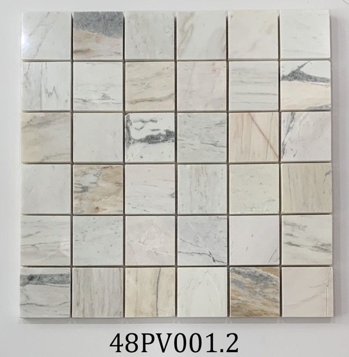 [LUX-48PV001.2] Gạch Mosaic đá tự nhiên LUX-48PV001.2