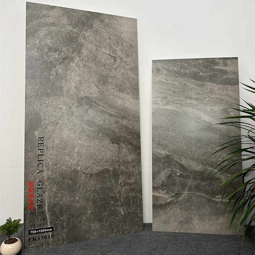 [106959410439] Gạch men giả đá Rustic, bề mặt mờ, kích thước 750x1500mm & 600x1200mm