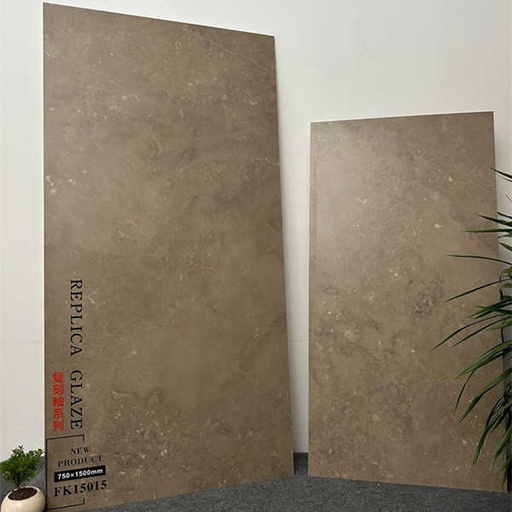 [106953718185] Gạch men sứ màu nâu, bề mặt mờ, kích thước 750x1500mm & 600x1200mm