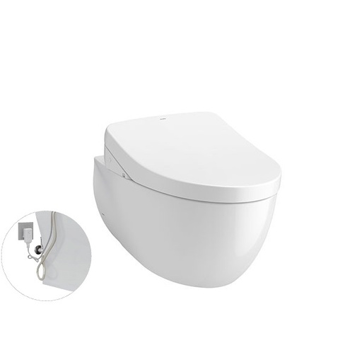 [CW812RA_TCF4911Z_WH172A] Bàn cầu treo tường LP Series kèm nắp rửa điện tử WASHLET CW812RA_TCF4911Z_WH172A