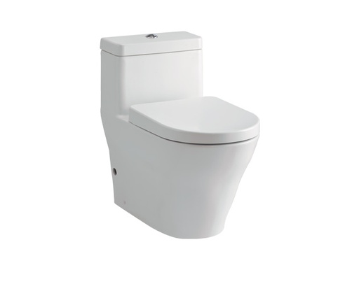 [CW166RBXW_TC384CVKW] Bàn cầu một khối CW166RB/TC384CVK (Nắp đóng êm) CW166RBXW_TC384CVKW