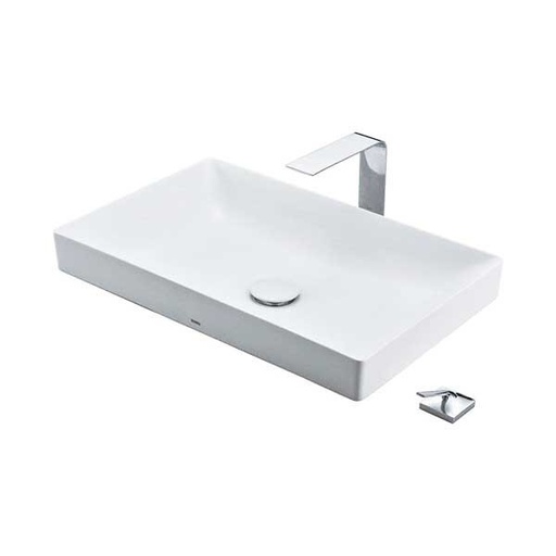 [LT4715MTG17CMW] Chậu đặt bàn vành mỏng Linear Ceram LT4715MTG17CMW