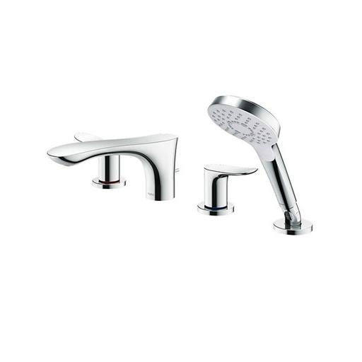 [TBG01202BB] Vòi sen bồn tắm nóng lạnh kèm sen tắm GO (4 lỗ) TBG01202BB