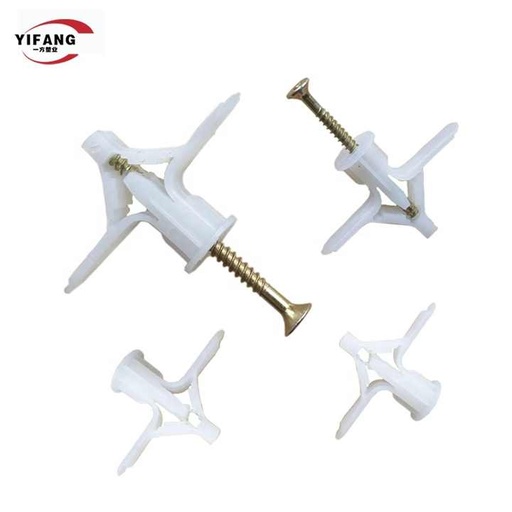 [102775371775] Bu lông nở nhựa/Nhà cung cấp bu lông cánh bướm bán trực tiếp bu lông thạch cao nylon