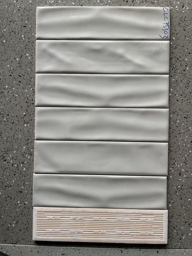 [CLC75303] [CLC75303] Gạch thẻ KT 75x300mm xám bóng lượn mã CLC75303