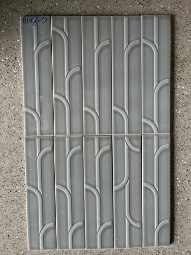 [0308-0] [0308-0]Gạch thẻ 75x300mm họa tiết xám bóng mã 0308-0