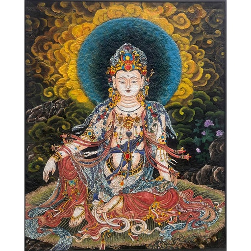 [106974782287] Tranh khảm tùy chỉnh Centurymosaic tranh tường tôn giáo thủ công bằng kính đá cẩm thạch