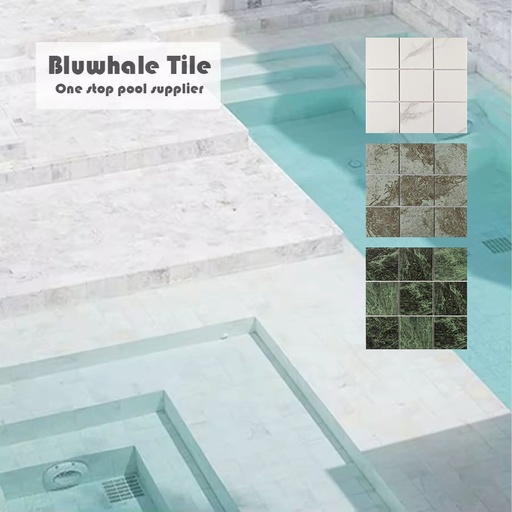 [106924841701] Gạch khảm ốp hồ bơi giả đá cẩm thạch in phun khổ lớn chống trơn