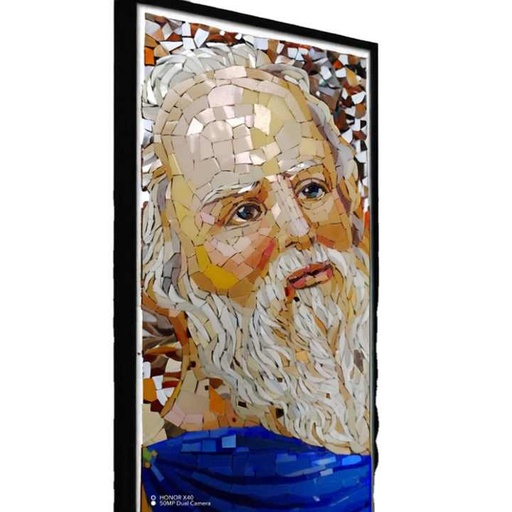 [105450604564] Tranh khảm mảnh nhỏ thủ công trang trí hành lang phòng khách hiện đại sang trọng