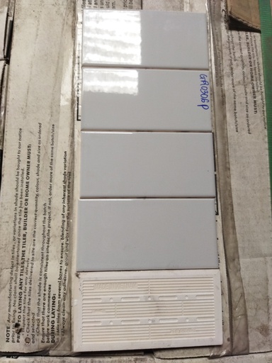 [GR0306P] Gạch thẻ 75x150mm xám xanh bóng phẳng mãGR0306P