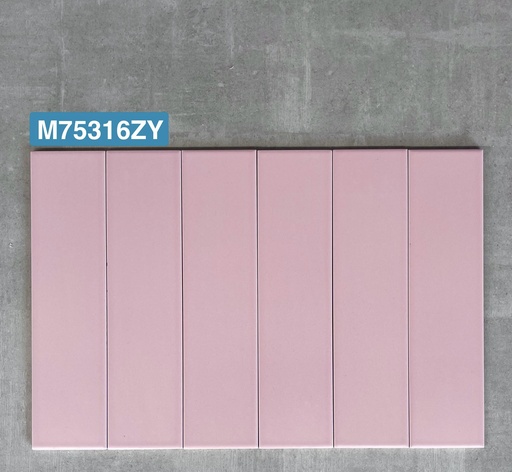 [Y2A17093E] Gạch thẻ hồng matt 75x300mm (M75316ZY)