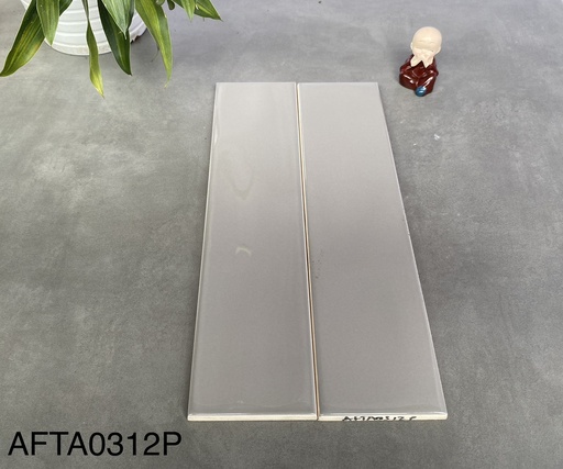 [AFTA0312P] Gạch thẻ Việt Nam 75x300mm, xám phóng phẳng, mã AFTA0312P (loại 1)