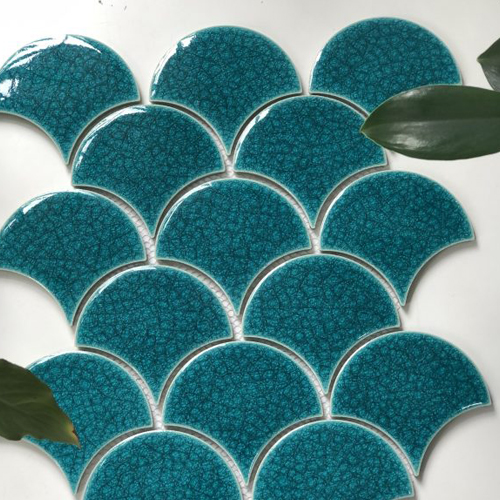 [S9503] Gạch mosaic vảy cá mã S9503