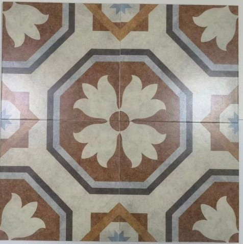 [F30540] Gạch bông Trung Quốc, men mờ xương porcelain, KT 30x30, F30540 (1 hộp/11 viên/1m2)