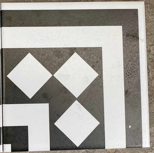 [2025B] Gạch Bông Trung Quốc, men mờ xương porcelain, KT 200x200mm, 2025B (1 hộp/25 viên/1m2)