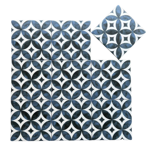 [DSH-DS2901] Gạch bông KT 200x200mm (BD trắng) mã DS2901