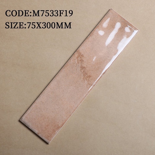 [DSH-M7533F19] Gạch thẻ lượn mặt 75x300mm M7533F19