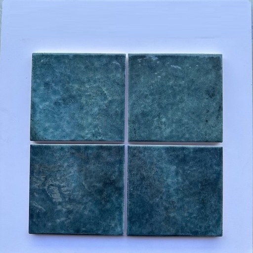 [DSH-LP12308] Gạch thẻ gợn sóng xanh 123x123mm LP12308