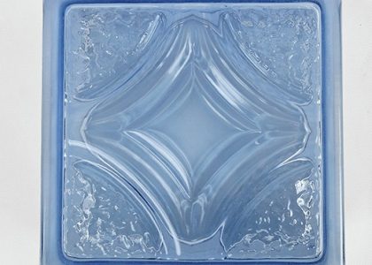 [MTGK00134-1] Gạch kính Indonesia hình thoi màu xanh dương MTGK 00121