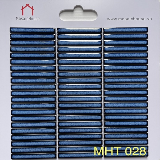 [MHT028] Gạch Mosaic Que Đũa Xanh Dương