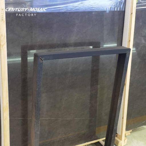 [106680874449] Tấm đá cẩm thạch tự nhiên màu xám Centurymosaic bán chạy, dùng trang trí tường nội thất