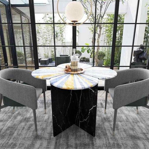 [106618859026] Bàn Ăn Mặt Bàn Đá Cẩm Thạch Thiết Kế Hiện Đại Cao Cấp CenturyMosaic Khuyến Mại