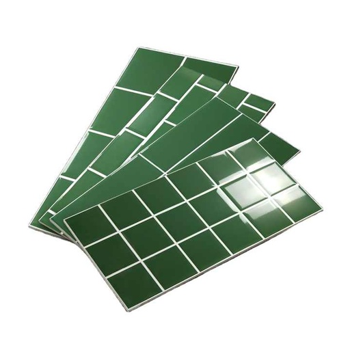 [109934171] Gạch ốp tường ceramic đen 300*600mm, viền trắng, kiểu hiện đại chữ I