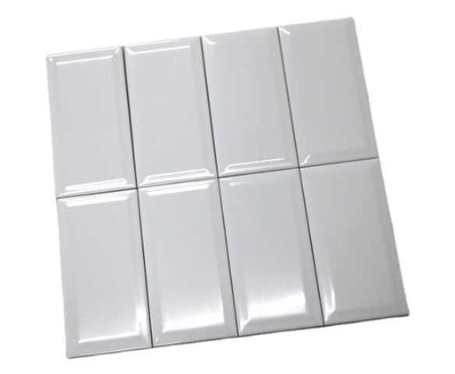 [17105911675] Gạch ốp tường men bóng trắng MDC Foshan 75*150 mm