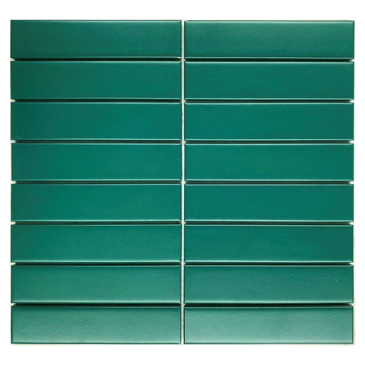 [303] Gạch Mosaic Que Xanh Đậm 32x145mm