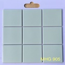 Gạch Mosaic gốm 97x97mm xanh mint mờ MHG 905