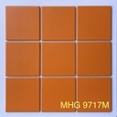 Gạch Mosaic gốm 97x97mm cam mờ MHG 9171M